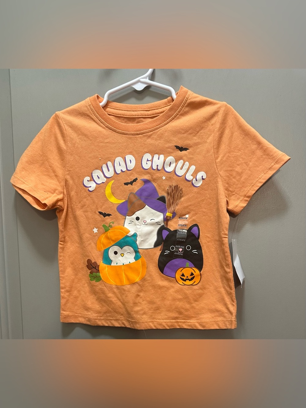Hybrid Apparel Size XXS (4/5) Squishmallows Halloween Tee NWT